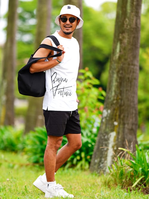 adamsJUGGLER タンクトップ B/Fノースリーブ メンズ レディース