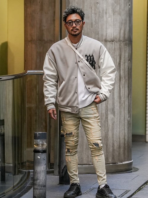 W/Rスモーキングタイガースタジアムジャンパー（スタジャン