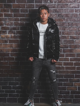 「adamsJUGGLER（アダムスジャグラー）のアイテム」を使った、adamsJUGGLERさん（メンズ・173cm）の秋コーディネート