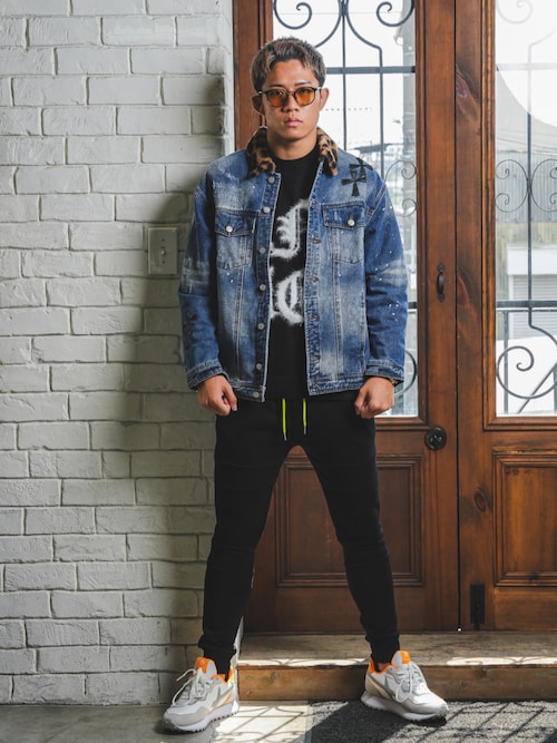 W/Rレオパードデニムジャケット（デニムジャケット）｜adamsJUGGLER