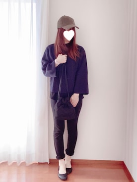 「夢展望（ユメテンボウ）のアイテム（パンツ）」を使った、きみみchan♡さん（レディース・152cm）の春コーディネート