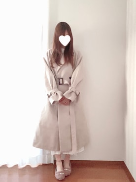 「bye bye（バイバイ）のアイテム」を使った、きみみchan♡さん（レディース・152cm）の春コーディネート