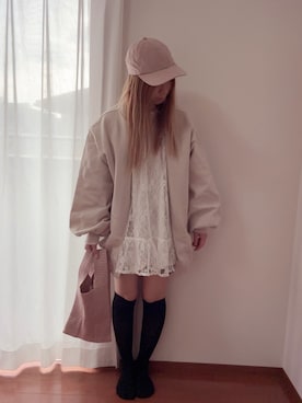 「threeppyのアイテム（バッグ、その他）」を使った、きみみchan♡さん（レディース・152cm）の夏コーディネート