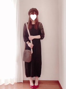 「GUコーデ」｜「アイテム（ハンチング/ベレー帽）」を使った、きみみchan♡さん（レディース・152cm）の夏コーディネート