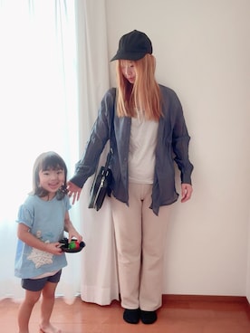 「Honeys（ハニーズ）のアイテム（ショルダーバッグ）」を使った、きみみchan♡さん（レディース・152cm）の春コーディネート