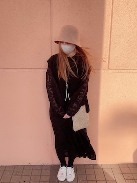 「COACH」｜「アイテム（ワンピース/ドレス）」を使った、きみみchan♡さん（レディース・152cm）の夏コーディネート