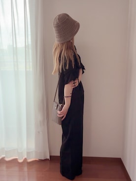 「3coins（3coins）のハット（ハット、その他）」を使った、きみみchan♡さん（レディース・152cm）の秋コーディネート
