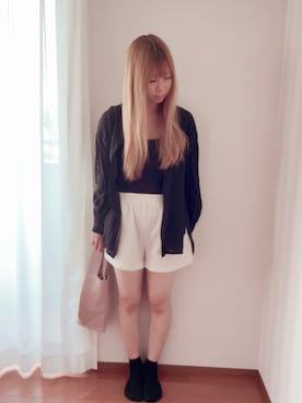 「アイテム（その他アウター）」を使った、きみみchan♡さん（レディース・152cm）の秋コーディネート