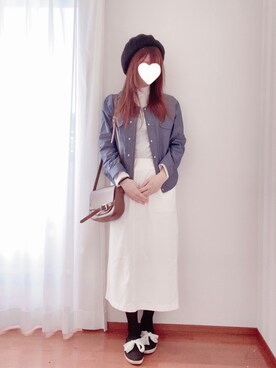 「ジーユーコーデ」｜「アイテム（ジャケット/アウター）」を使った、きみみchan♡さん（レディース・152cm）の夏コーディネート
