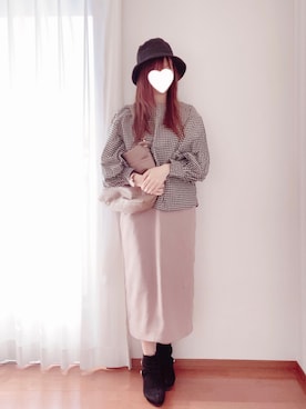 「chocomee（チョコミー）のアイテム（トップス）」を使った、きみみchan♡さん（レディース・152cm）の夏コーディネート