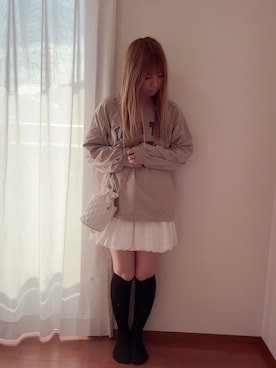 「☆のアイテム（バッグ、その他）」を使った、きみみchan♡さん（レディース・152cm）の夏コーディネート