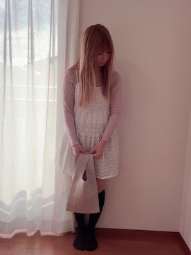 「threeppyのアイテム（バッグ、その他）」を使った、きみみchan♡さん（レディース・152cm）の夏コーディネート