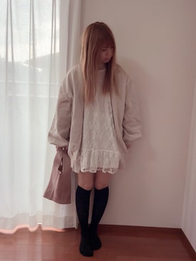 「threeppyのアイテム（バッグ、その他）」を使った、きみみchan♡さん（レディース・152cm）の夏コーディネート