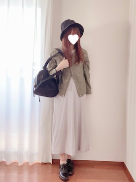 「EVOL(EVOL)」｜「アイテム（ブルゾン）」を使った、きみみchan♡さん（レディース・152cm）の冬コーディネート