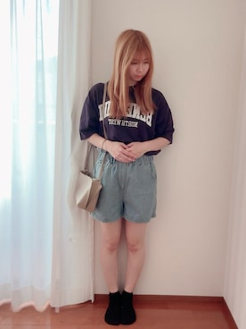 「ベージュ小物」｜きみみchan♡さん（レディース・152cm）の春コーディネート