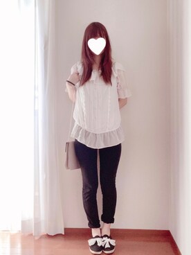 「Feroux（フェルゥ）のアイテム」を使った、きみみchan♡さん（レディース・152cm）の秋コーディネート