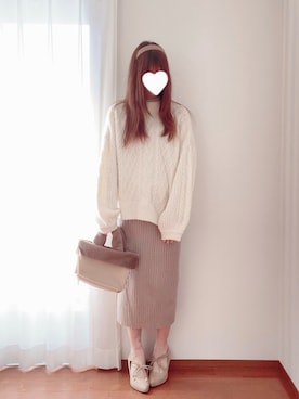 「カチューシャコーデ」｜きみみchan♡さん（レディース・152cm）の春コーディネート