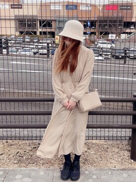「ジーユーコーデ」｜「アイテム（帽子）」を使った、きみみchan♡さん（レディース・152cm）の夏コーディネート