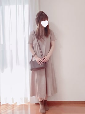 「ジーユーコーデ」｜「アイテム（ハンチング/ベレー帽）」を使った、きみみchan♡さん（レディース・152cm）の秋コーディネート