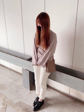 「夢展望（ユメテンボウ）のアイテム（パンツ）」を使った、きみみchan♡さん（レディース・152cm）の秋コーディネート