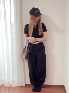 「しまむら（シマムラ）のアイテム（バッグ）」を使った、きみみchan♡さん（レディース・152cm）の秋コーディネート