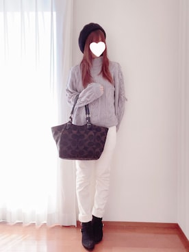 「夢展望（ユメテンボウ）のアイテム（パンツ）」を使った、きみみchan♡さん（レディース・152cm）の春コーディネート