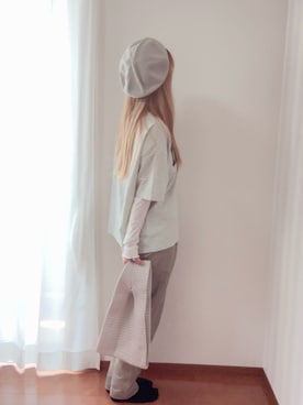 「アイテム（Tシャツ/カットソー、その他）」を使った、きみみchan♡さん（レディース・152cm）の夏コーディネート