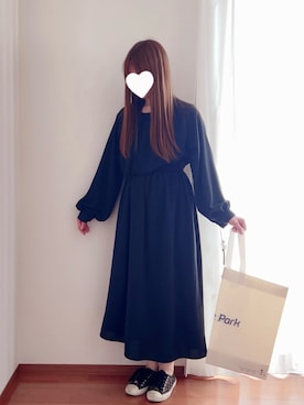 「COACH（コーチ）のアイテム（スニーカー）」を使った、きみみchan♡さん（レディース・152cm）の秋コーディネート