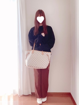 「ジーユーコーデ」｜「アイテム（セットアップ）」を使った、きみみchan♡さん（レディース・152cm）の春コーディネート