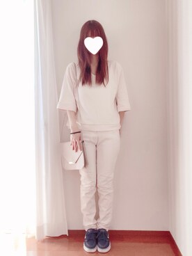 「夢展望（ユメテンボウ）のアイテム（パンツ）」を使った、きみみchan♡さん（レディース・152cm）の秋コーディネート