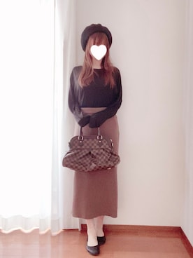 「ジーユーコーデ」｜「アイテム（ハンチング/ベレー帽）」を使った、きみみchan♡さん（レディース・152cm）の夏コーディネート