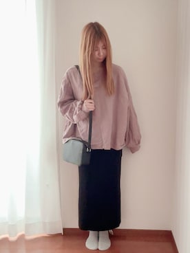 「reca（レカ）のアイテム（スカート）」を使った、きみみchan♡さん（レディース・152cm）の冬コーディネート