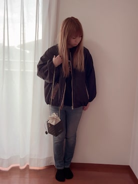 「☆のアイテム（バッグ、その他）」を使った、きみみchan♡さん（レディース・152cm）の夏コーディネート