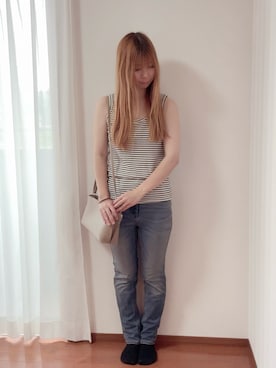 「しまむら（シマムラ）のアイテム（バッグ）」を使った、きみみchan♡さん（レディース・152cm）の秋コーディネート