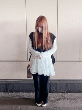「いいねsaveありがとうございます！」｜きみみchan♡さん（レディース・152cm）の冬コーディネート