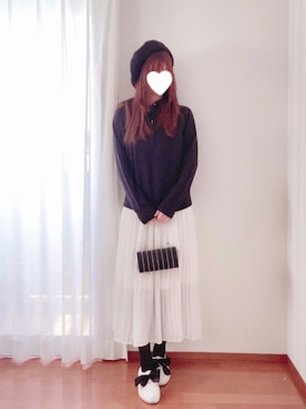 「Feroux（フェルゥ）のアイテム」を使った、きみみchan♡さん（レディース・152cm）の春コーディネート