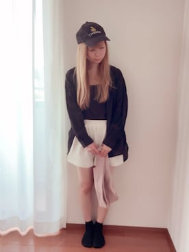 「アイテム（その他アウター）」を使った、きみみchan♡さん（レディース・152cm）の秋コーディネート