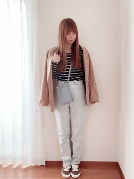 「ジーユーコーデ」｜きみみchan♡さん（レディース・152cm）の秋コーディネート