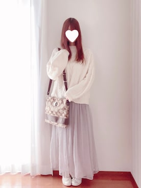 「お洒落好きな人と繋がりたい」｜きみみchan♡さん（レディース・152cm）の春コーディネート