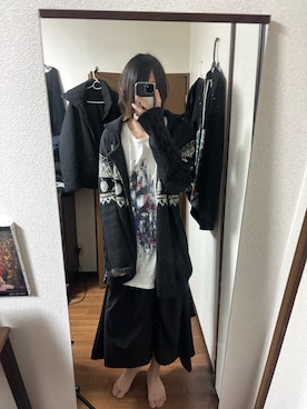 「アイテム（カーディガン/ボレロ）」を使った、ばけものさん（メンズ・168cm）の秋コーディネート