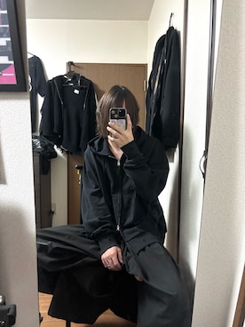 「アイテム（パーカー）」を使った、ばけものさん（メンズ・168cm）の秋コーディネート