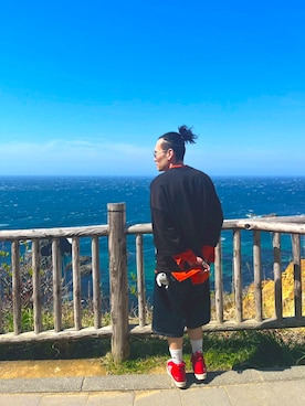「Levi's（リーバイス）のアイテム（パンツ）」を使った、刈り上げクンさん（メンズ・171cm）の夏コーディネート