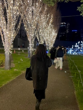 「EMODA（エモダ）のアイテム（トートバッグ）」を使った、みー☺︎さん（レディース・163cm）の冬コーディネート