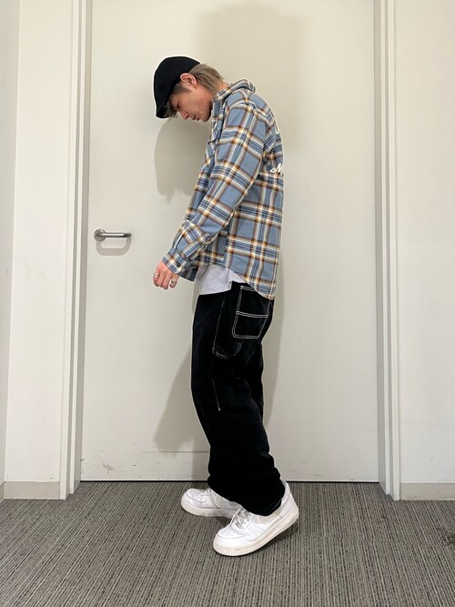 《COLLECTION》COTTON CHECK EMBROIDERY SHIRT / コットン チェック エンブロイデリー シャツ / AVIREX / アヴィレックス