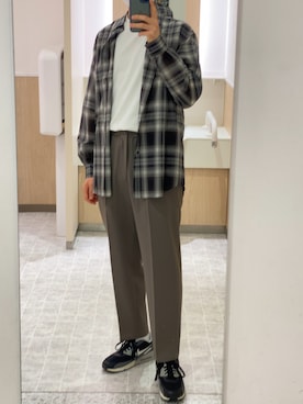 モジャ男さん（メンズ・172cm）の秋コーディネート