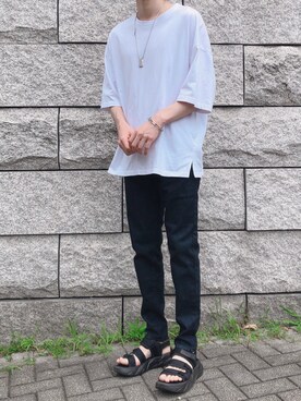 サンダルを使った エドウィン のメンズ人気ファッションコーディネート Wear