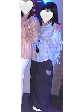 「no brand（ノーブランド）のアイテム」を使った、みおさん（レディース・156cm）の秋コーディネート