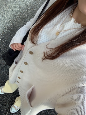 「LOWRYS FARM（ローリーズファーム）のセンタープレスカラーフレアパンツ　870189（その他パンツ）」を使った、抹茶さん（レディース・152cm）の秋コーディネート