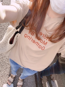 「カコバッグ」｜抹茶さん（レディース・152cm）の夏コーディネート