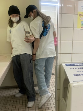 「HUF（ハフ）のアイテム」を使った、のあさん（レディース・161cm）の夏コーディネート